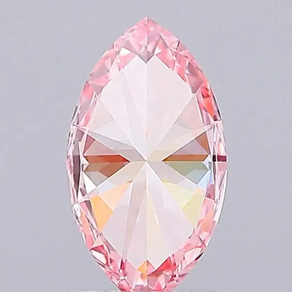 3.02ct Marquise Lab Grown Diamond (Colour Fancy Vivid Pink, Clarity VVS2, IGI Certified)