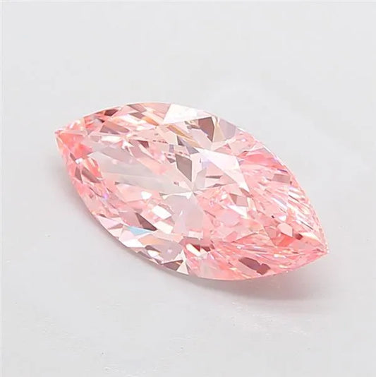 3.02ct Marquise Lab Grown Diamond (Colour Fancy Vivid Pink, Clarity VVS2, IGI Certified)