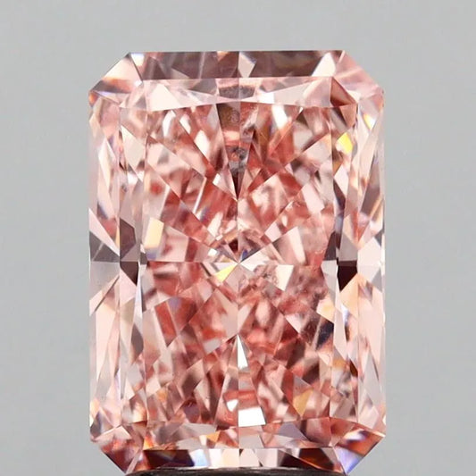 3.02ct Radiant Lab Grown Diamond (Colour Fancy Intense Pink, Clarity VS1, IGI Certified)