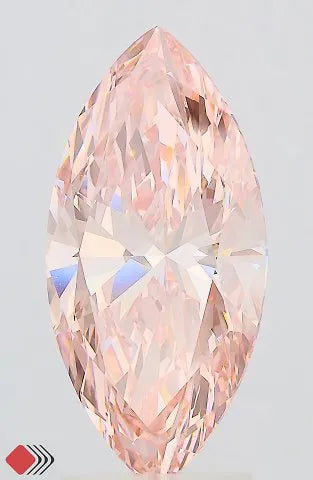3.03ct Marquise Lab Grown Diamond (Colour Fancy Vivid Pink, Clarity VS1, IGI Certified)