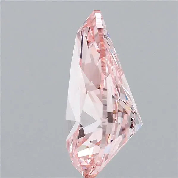 3.03ct Pear Lab Grown Diamond (Colour Fancy Vivid Pink, Clarity VVS2, IGI Certified)