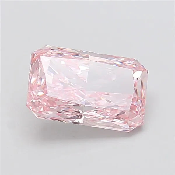 3.03ct Radiant Lab Grown Diamond (Colour Fancy Vivid Pink, Clarity VS1, IGI Certified)