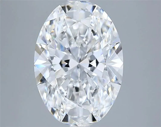 3.04ct Oval Lab Grown Diamond (Colour F, Clarity VVS2, IGI Certified)
