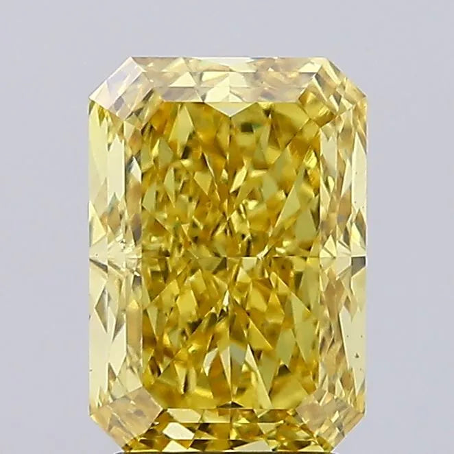 3.05ct Radiant Lab Grown Diamond (Colour Fancy Intense Yellow, Clarity VS2, IGI Certified)