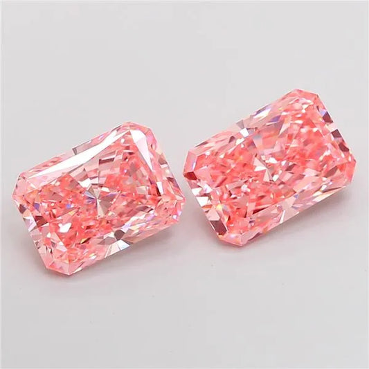 3.08ct Radiant Lab Grown Diamond (Colour Fancy Vivid Pink, Clarity VS1, IGI Certified)