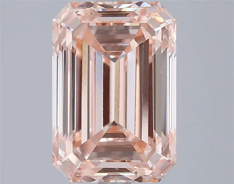 3.09ct Emerald Lab Grown Diamond (Colour Fancy Intense Pink, Clarity VVS2, IGI Certified)