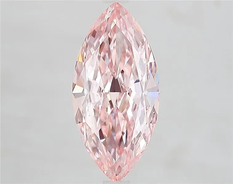 3.10ct Marquise Lab Grown Diamond (Colour Fancy Vivid Pink, Clarity VS1, IGI Certified)