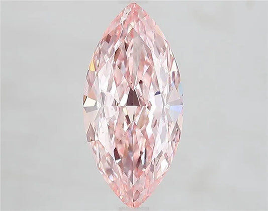 3.10ct Marquise Lab Grown Diamond (Colour Fancy Vivid Pink, Clarity VS1, IGI Certified)