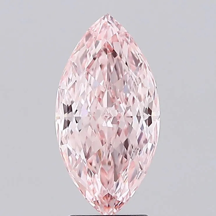 3.10ct Marquise Lab Grown Diamond (Colour Fancy Vivid Pink, Clarity VVS2, IGI Certified)