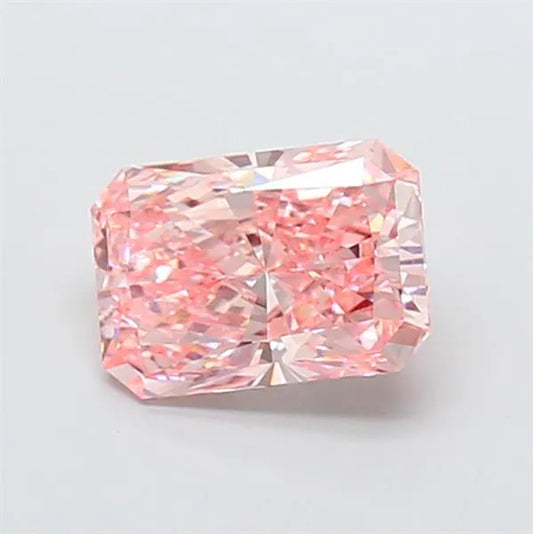 3.10ct Radiant Lab Grown Diamond (Colour Fancy Vivid Pink, Clarity VVS2, IGI Certified)