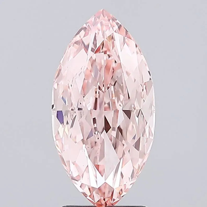 3.11ct Marquise Lab Grown Diamond (Colour Fancy Intense Pink, Clarity VS1, IGI Certified)