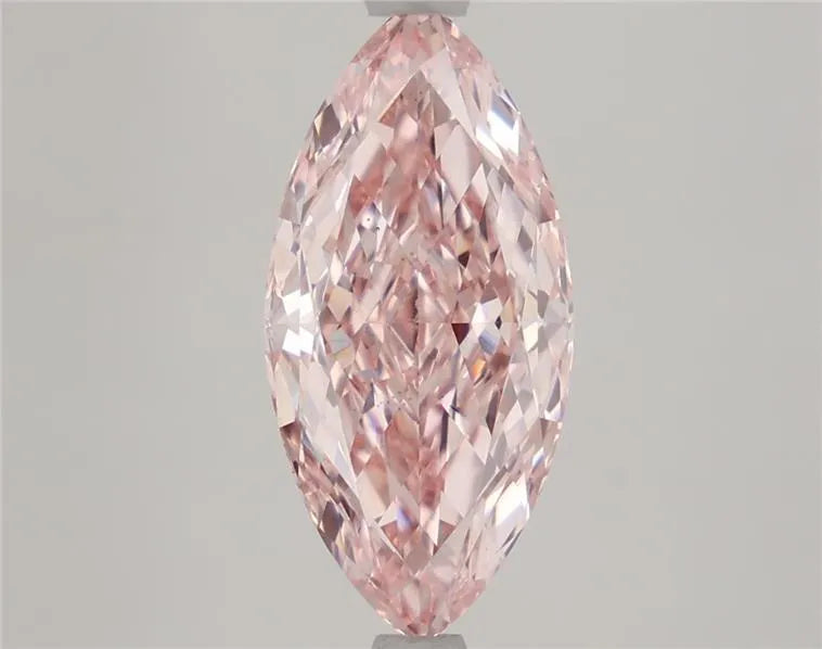 3.12ct Marquise Lab Grown Diamond (Colour Fancy Vivid Pink, Clarity VS2, IGI Certified)