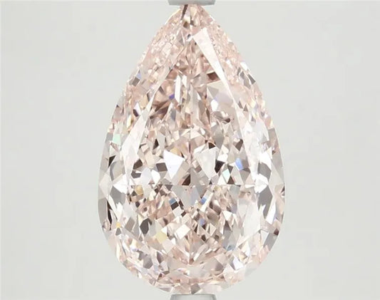 3.14ct Pear Lab Grown Diamond (Colour Fancy Intense Pink, Clarity VVS2, IGI Certified)