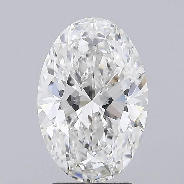 3.22ct Oval Lab Grown Diamond (Colour F, Clarity VS1, IGI Certified)