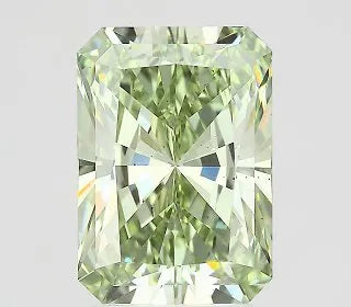 3.24ct Radiant Lab Grown Diamond (Colour Fancy Vivid Green, Clarity VS2, IGI Certified)