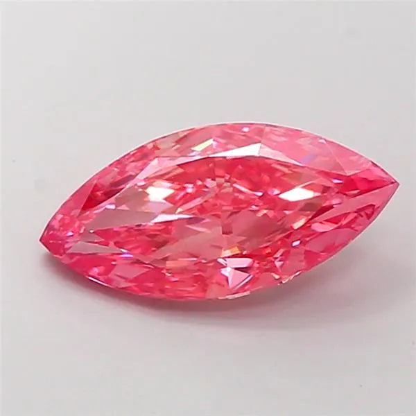 3.32ct Marquise Lab Grown Diamond (Colour Fancy Vivid Pink, Clarity VVS2, IGI Certified)