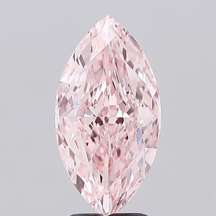 3.37ct Marquise Lab Grown Diamond (Colour Fancy Vivid Pink, Clarity VS1, IGI Certified)