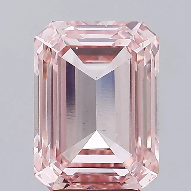 3.50ct Emerald Lab Grown Diamond (Colour Fancy Intense Pink, Clarity VS2, IGI Certified)