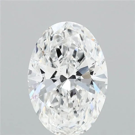 3.50ct Oval Lab Grown Diamond (Colour E, Clarity VS1, IGI Certified)