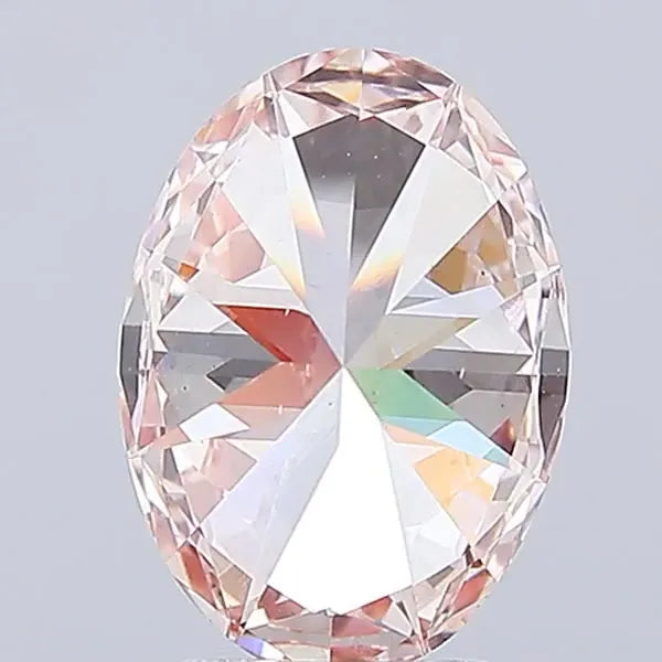 3.50ct Oval Lab Grown Diamond (Colour Fancy Intense Pink, Clarity VS2, IGI Certified)