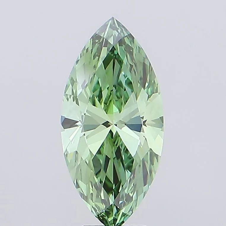 3.52ct Marquise Lab Grown Diamond (Colour Fancy Vivid Green, Clarity VVS1, IGI Certified)