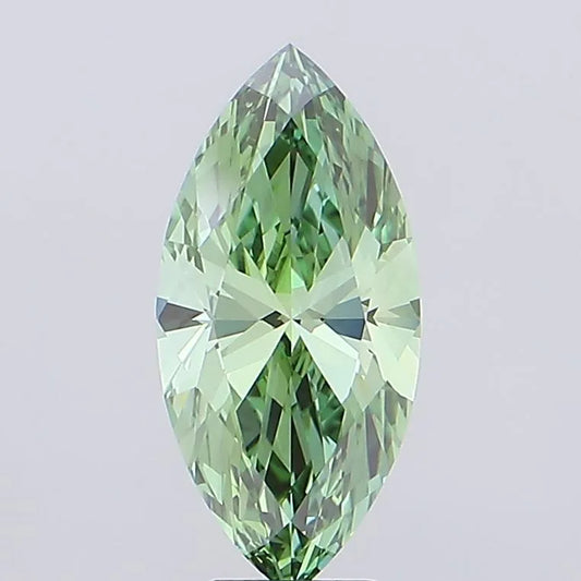 3.52ct Marquise Lab Grown Diamond (Colour Fancy Vivid Green, Clarity VVS1, IGI Certified)