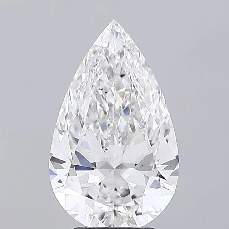 3.52ct Pear Lab Grown Diamond (Colour E, Clarity VS2, IGI Certified)