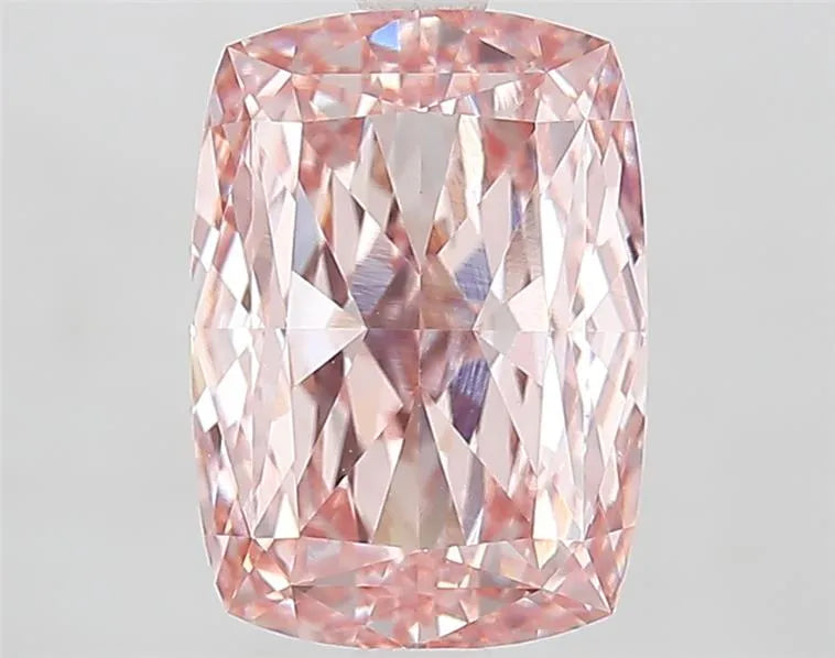 3.53ct Cushion modified Lab Grown Diamond (Colour Fancy Intense Pink, Clarity VVS2, IGI Certified)