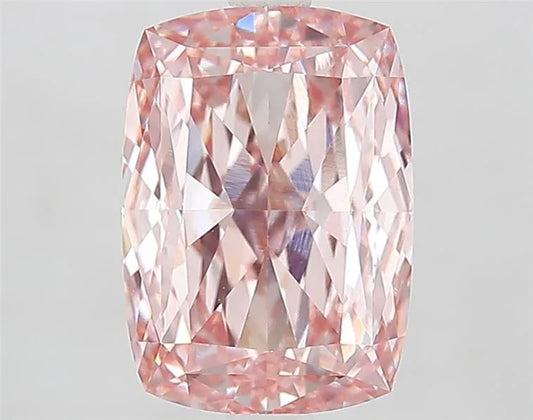 3.53ct Cushion modified Lab Grown Diamond (Colour Fancy Intense Pink, Clarity VVS2, IGI Certified)