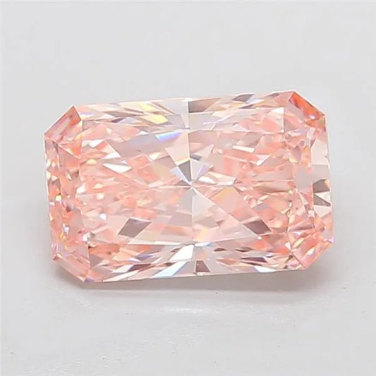 3.53ct Radiant Lab Grown Diamond (Colour Fancy Intense Pink, Clarity VS1, IGI Certified)