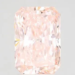 3.53ct Radiant Lab Grown Diamond (Colour Fancy Vivid Pink, Clarity VS2, IGI Certified)