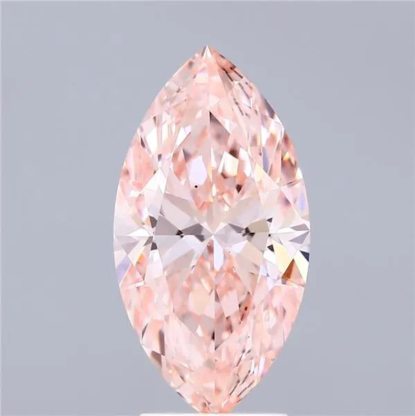 3.55ct Marquise Lab Grown Diamond (Colour Fancy Vivid Pink, Clarity VS2, IGI Certified)