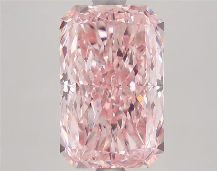 3.55ct Radiant Lab Grown Diamond (Colour Fancy Vivid Pink, Clarity VVS1, IGI Certified)