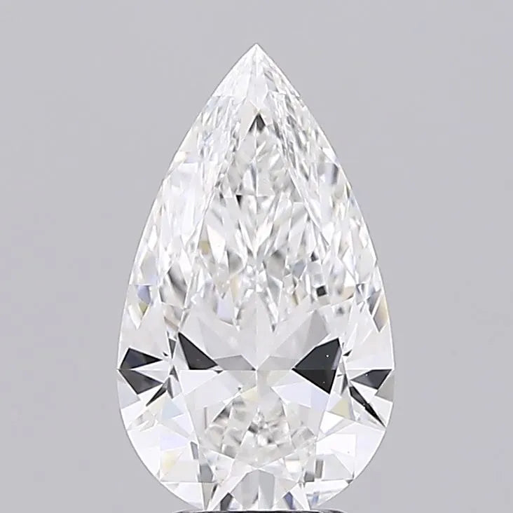 3.59ct Pear Lab Grown Diamond (Colour F, Clarity VVS2, IGI Certified)