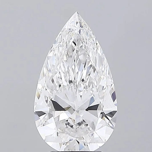 3.60ct Pear Lab Grown Diamond (Colour E, Clarity VS2, IGI Certified)