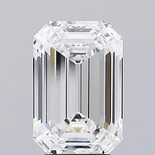 3.70ct Emerald Lab Grown Diamond (Colour G, Clarity VVS2, IGI Certified)