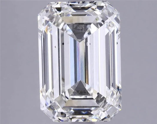 3.77ct Emerald Lab Grown Diamond (Colour G, Clarity VS2, IGI Certified)