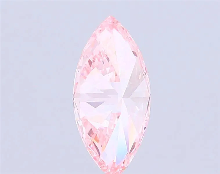 3.78ct Marquise Lab Grown Diamond (Colour Fancy Vivid Pink, Clarity VVS1, IGI Certified)