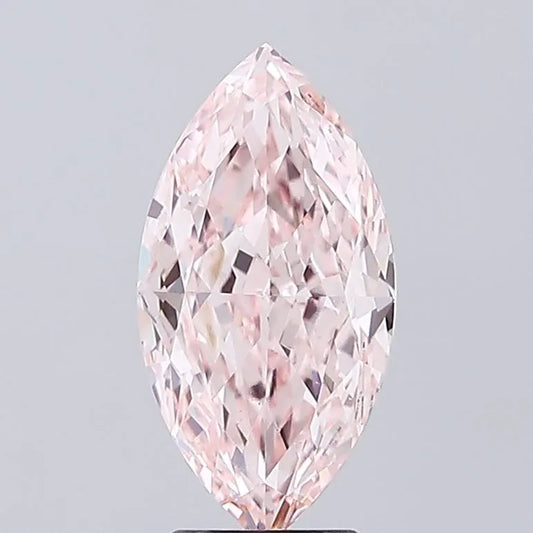 3.80ct Marquise Lab Grown Diamond (Colour Fancy Intense Pink, Clarity VS1, IGI Certified)