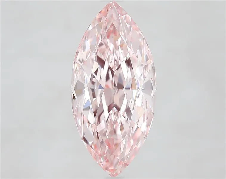 3.95ct Marquise Lab Grown Diamond (Colour Fancy Vivid Pink, Clarity VVS2, IGI Certified)