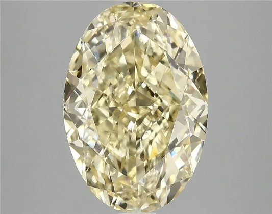 3.99ct Oval Lab Grown Diamond (Colour Fancy Intense Yellow, Clarity VS1, IGI Certified)