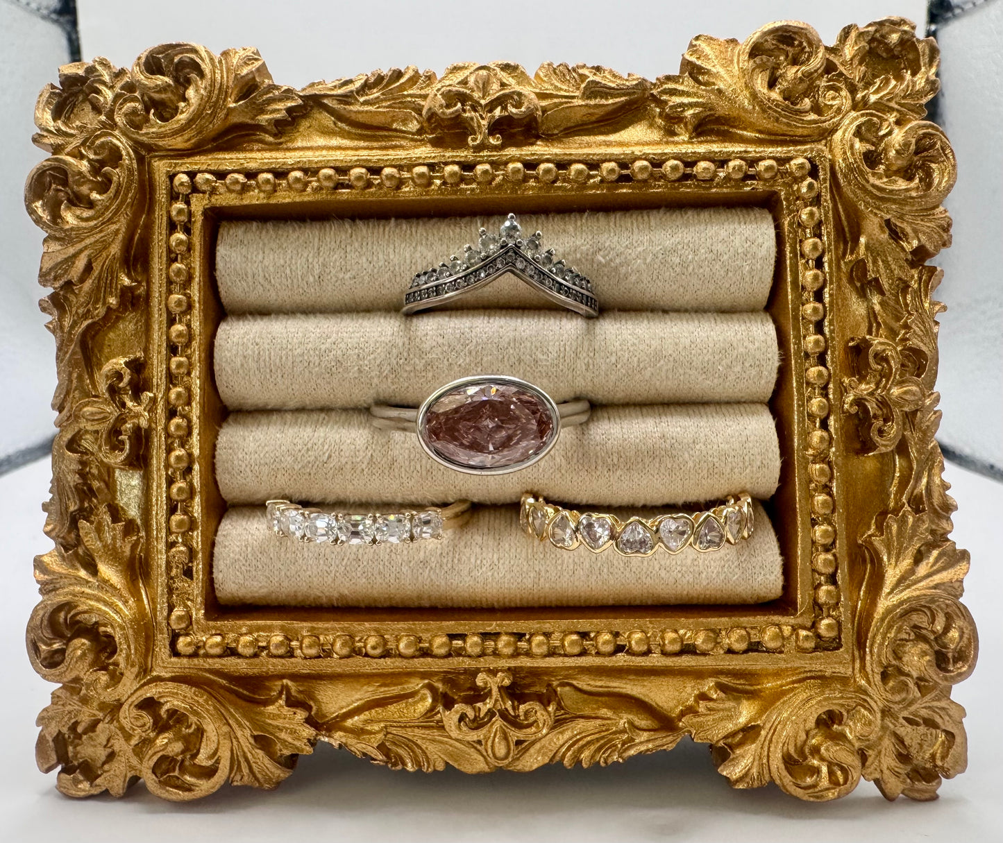 Jewelry Frame Display - Beige