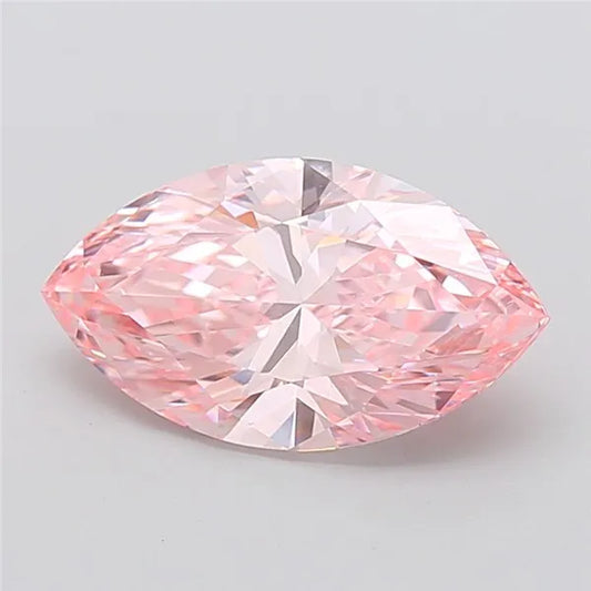 4.00ct Marquise Lab Grown Diamond (Colour Fancy Intense Pink, Clarity VVS2, IGI Certified)