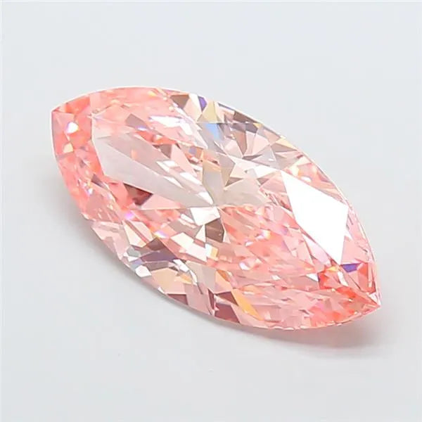 4.00ct Marquise Lab Grown Diamond (Colour Fancy Vivid Pink, Clarity VVS2, IGI Certified)