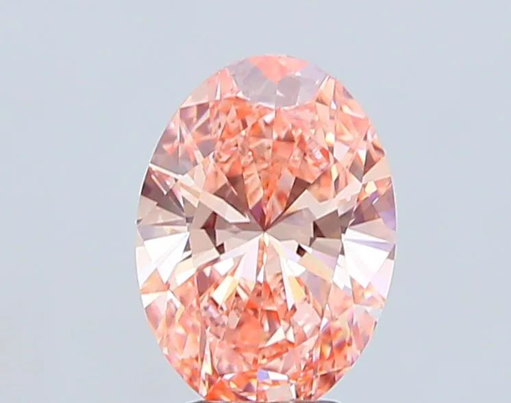 4.00ct Oval Lab Grown Diamond (Colour Fancy Intense Pink, Clarity VS1, IGI Certified)
