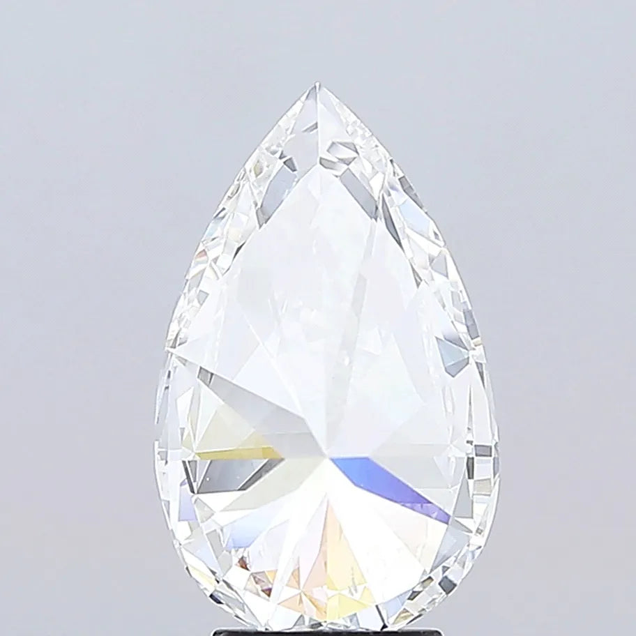 4.00ct Pear Lab Grown Diamond (Colour E, Clarity VVS2, IGI Certified)