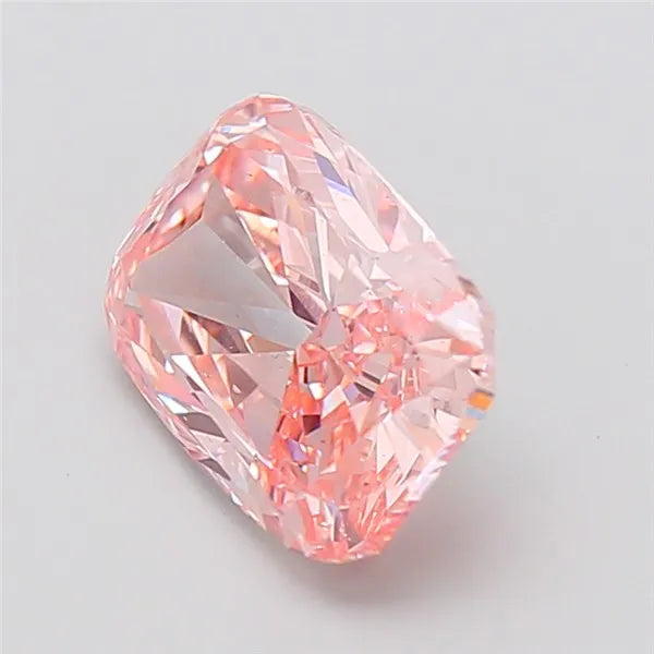 4.01ct Cushion modified Lab Grown Diamond (Colour Fancy Vivid Pink, Clarity VS2, IGI Certified)