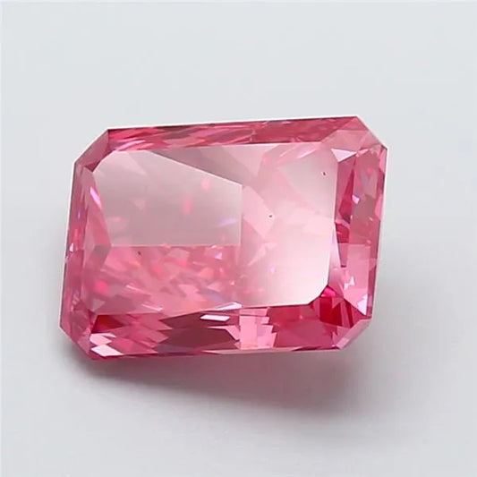 4.01ct Radiant Lab Grown Diamond (Colour Fancy Vivid Pink, Clarity VS2, IGI Certified)