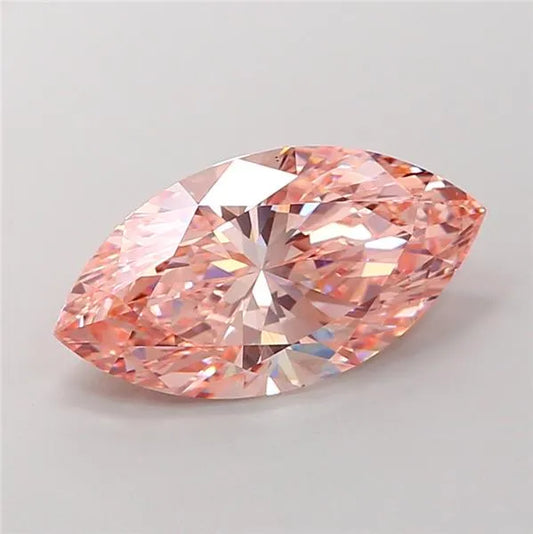 4.02ct Marquise Lab Grown Diamond (Colour Fancy Intense Pink, Clarity VS1, IGI Certified)