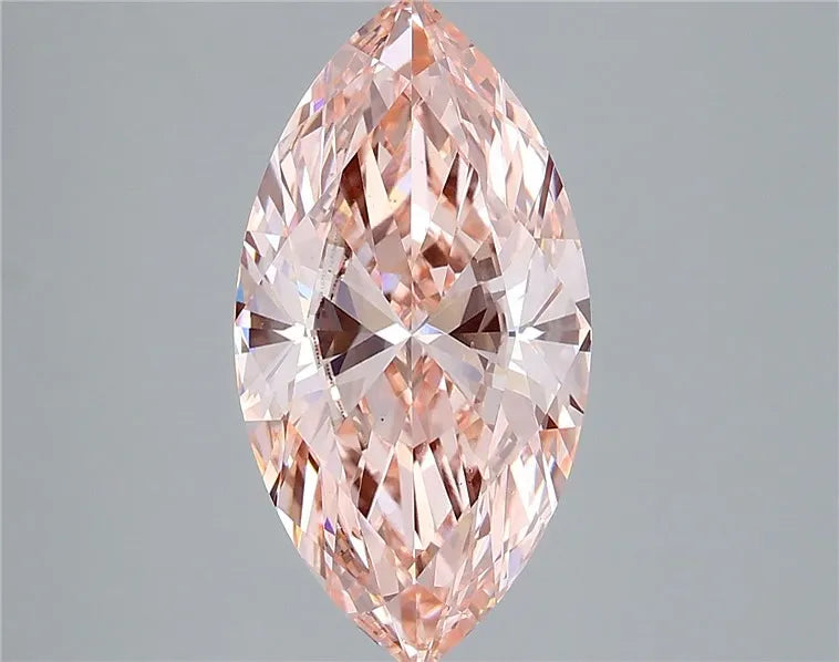 4.02ct Marquise Lab Grown Diamond (Colour Fancy Vivid Pink, Clarity VS1, IGI Certified)